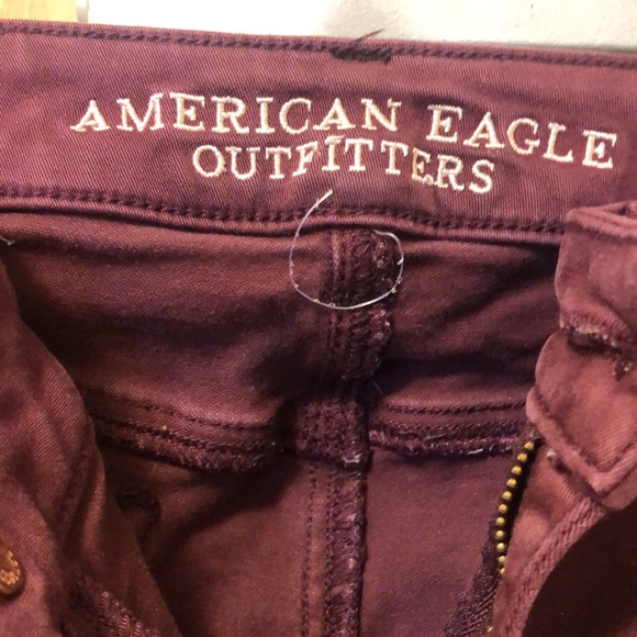 π₯π₯5 items for $25!π₯π₯ Burgundy A&E jeggings! High rise! Size 0! - Picture 2 of 4